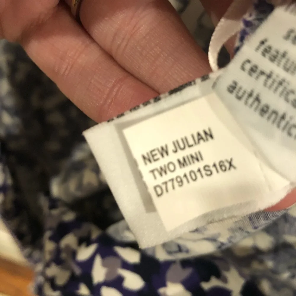 Diane Von Furstenberg Purple White New Julian Two Wrap Dress Jersey Knit - Picture 7 of 9